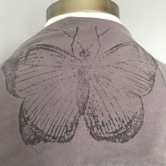 Lululemon Gray Savasana Wrap w/ Butterfly Print - 4/Small 🦋 - Picture 10 of 12